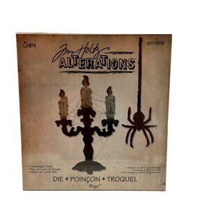 Sizzix Tim Holtz Alterations Bigz 657456 Candlelight Fright Halloween Spider